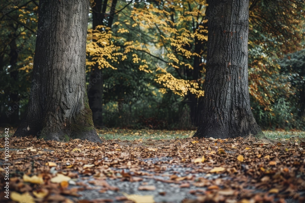 Psychology Concept between two trees Psychology Concept between two trees