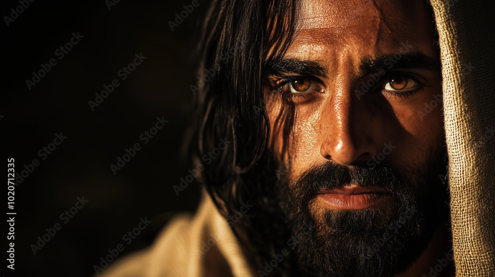 Fototapeta premium portrait of a man Generative AI 