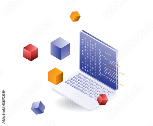 Blockchain technology with computer programming language