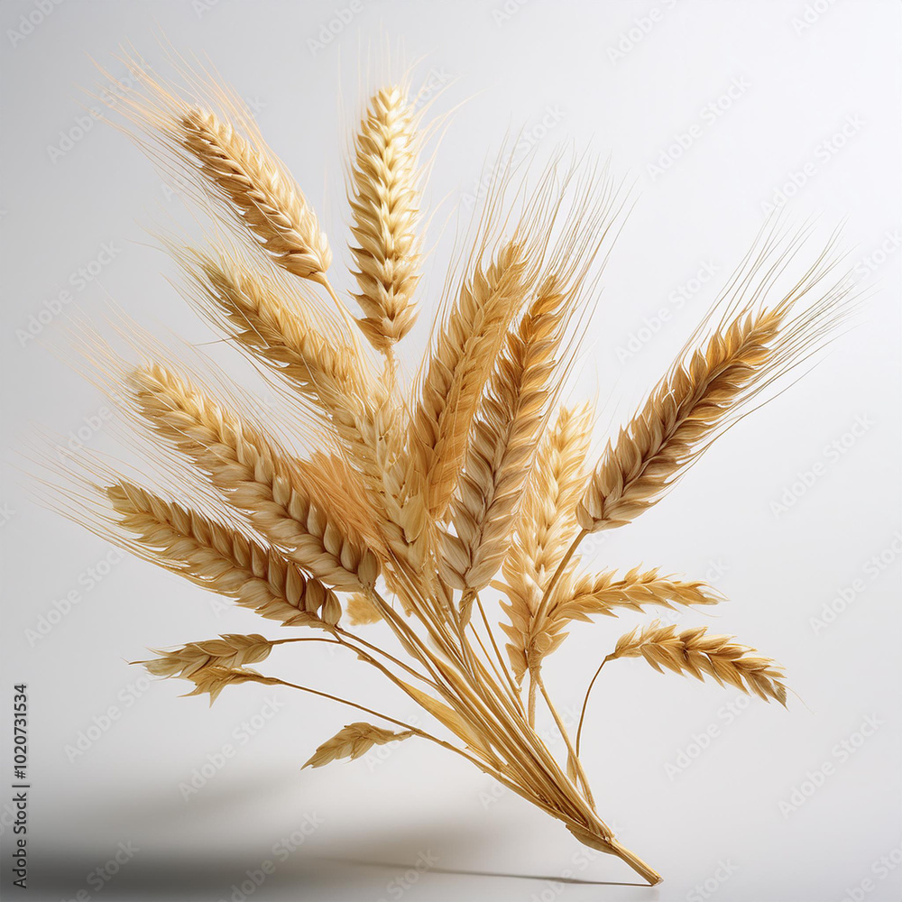 Rama de trigo flutuando no ar, isoladas em fundo branco. Triticale. receitas, religião e simbolismo. Leguminosas. ,grãos de alimentos. Plantas alimentícias. Rama de trigo flutuando no ar, isoladas em fundo branco. Triticale. receitas, religião e simbolismo. Leguminosas. ,grãos de alimentos. Plantas alimentícias.