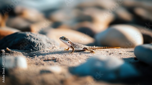 Lizard on Beach