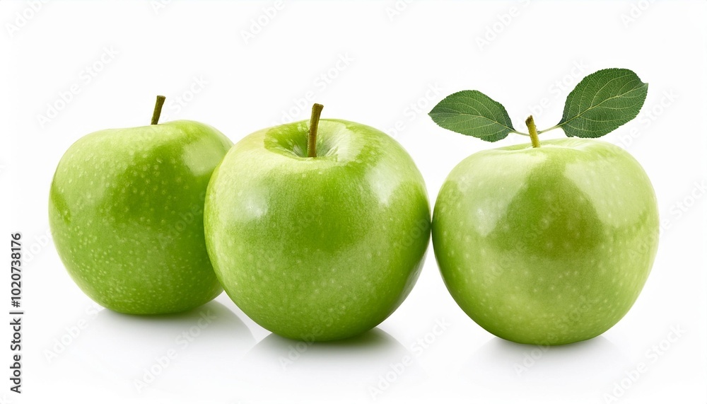 green apple isolated on white background green apple isolated on white background
