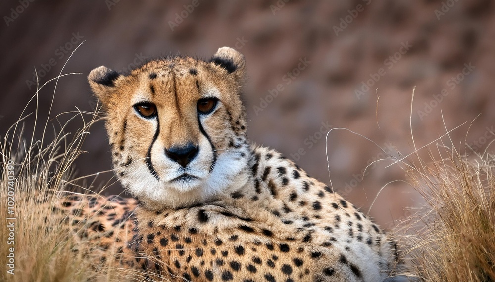 Fototapeta premium portrait of a cheetah