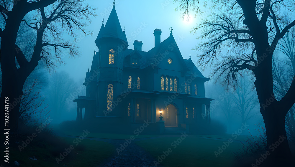 Unsettling Glow from a Haunted Hilltop Unsettling Glow from a Haunted Hilltop