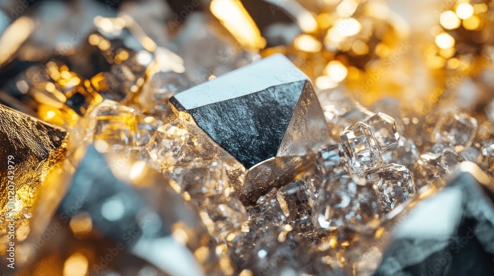 Crystals in Golden Light Crystals in Golden Light