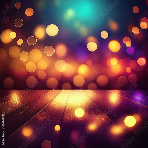illustration with boka lighting for background