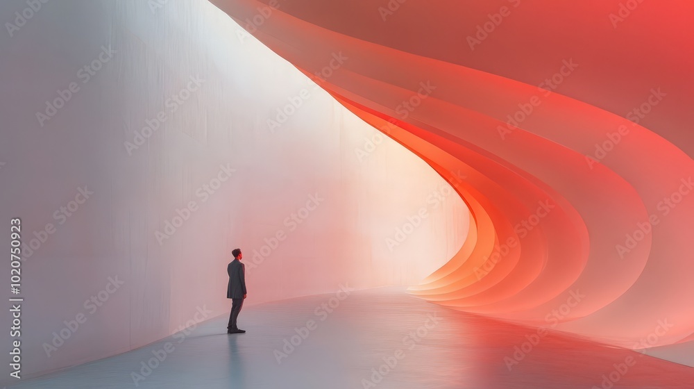 Ethereal Curves of Light and Color Surrounding Individual Ethereal Curves of Light and Color Surrounding Individual