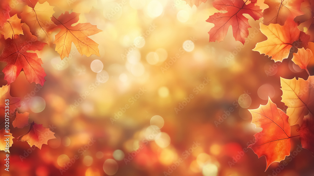 Abstract fall season background Abstract fall season background