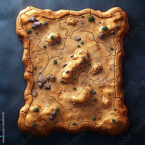 Cartographer's Delight - A Cake Map photo