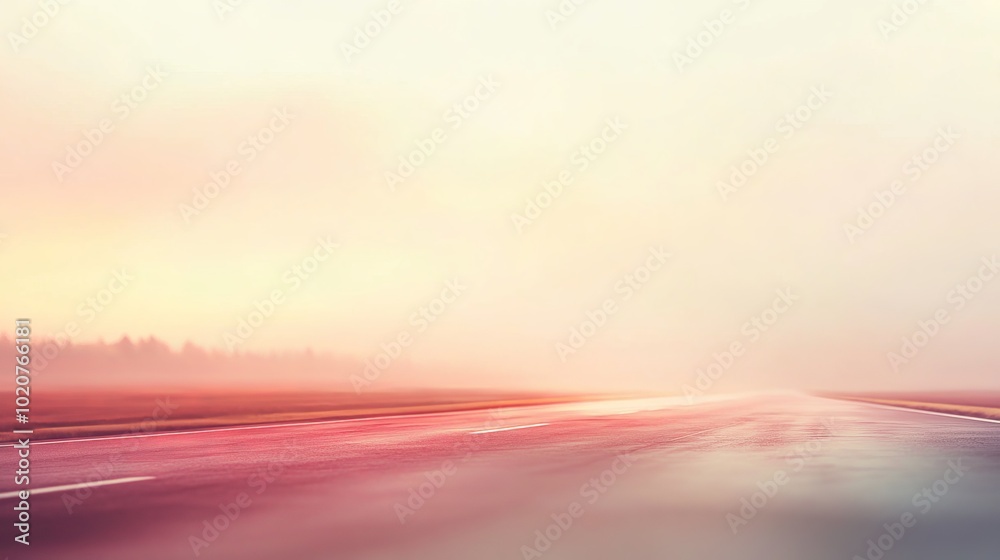 Miraged Highway Stretching into the Horizon Miraged Highway Stretching into the Horizon