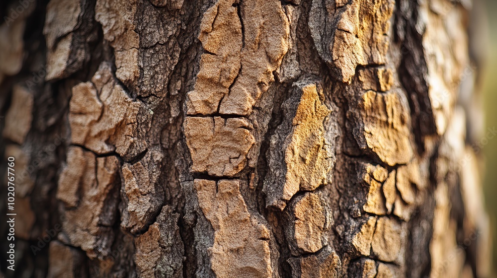 Detailed Close-Up of Rough Tree Bark Textures Detailed Close-Up of Rough Tree Bark Textures