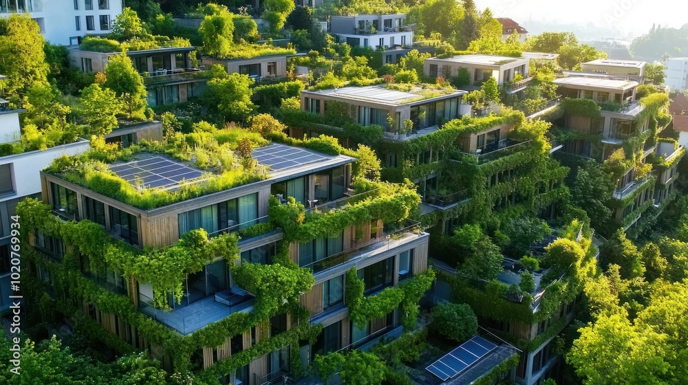 Fototapeta premium Green Building Architecture