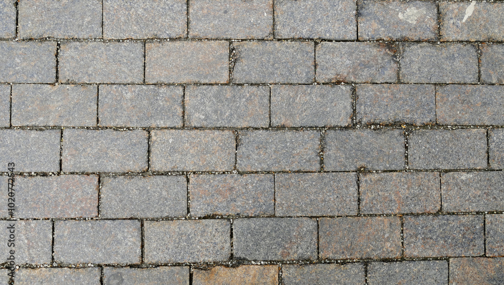 the texture of stone tiles on the street the texture of stone tiles on the street