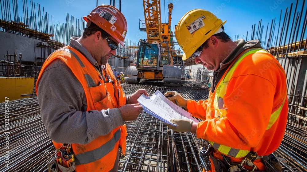 The Construction Workers Collaborating The Construction Workers Collaborating