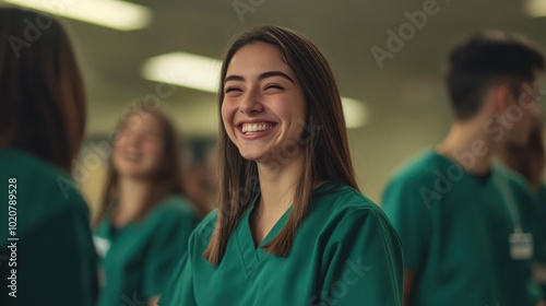 The Smiling Nurse in Training