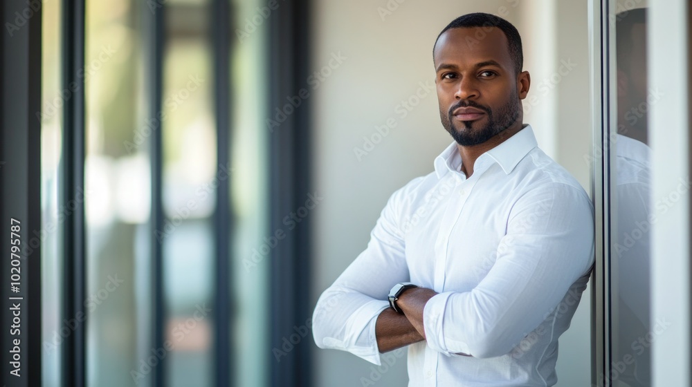 Portrait of a Confident Man Portrait of a Confident Man