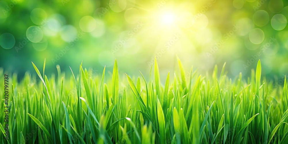 Fototapeta premium Fresh green grass background