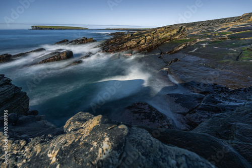 Shoreline Rocks near Birsay, Orkney, Scotland