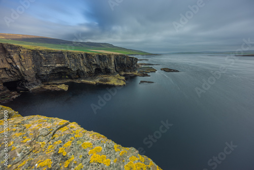 Cliffs, Rousay, Orkney, Scotland photo