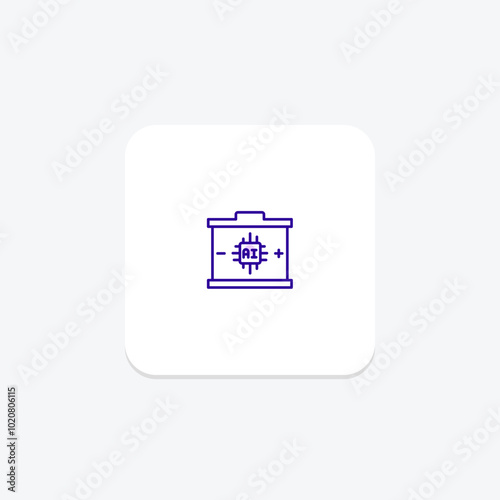 Car Battery color circle icon , vector, pixel perfect, illustrator file