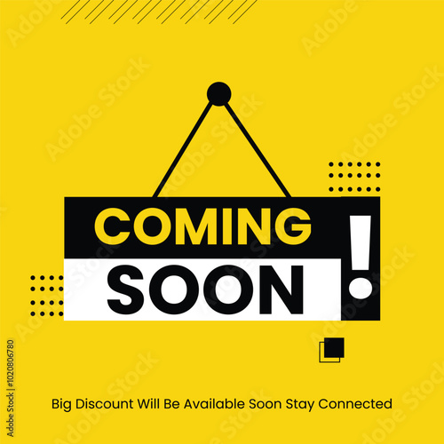 trendy coming soon web release background