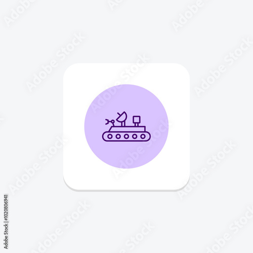Space Rover pentaglow  , vector, pixel perfect, illustrator file