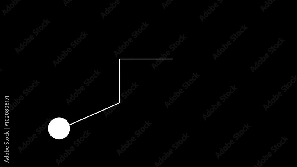 Play now Lower third animation of media person or tv news title, news studio animation of call out box animated and black background .