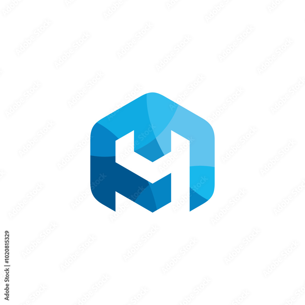 Letter Y Hexagon Logo design vector template Letter Y Hexagon Logo design vector template