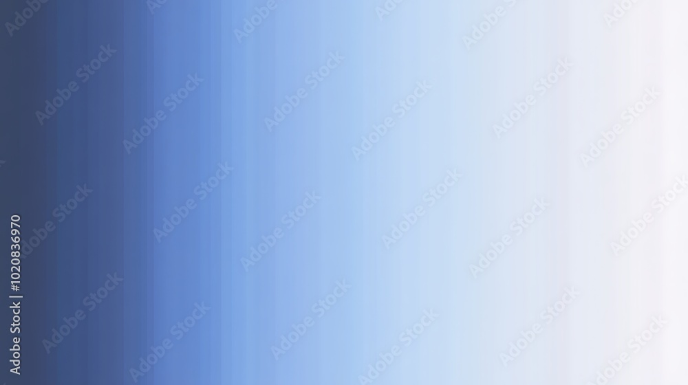 Obraz premium A serene blue gradient blending seamlessly into a soft light hue in a tranquil setting background