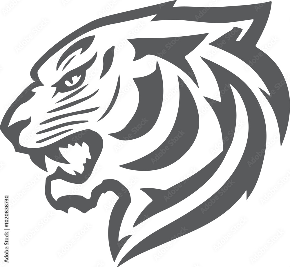 tiger logo Simple Silhouette Vector illustration tiger logo Simple Silhouette Vector illustration