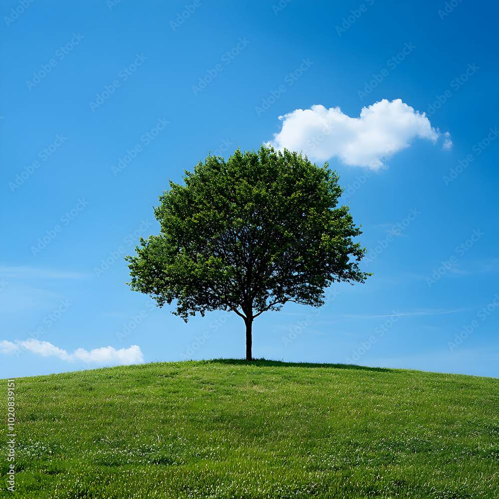 tree in the field tree in the field