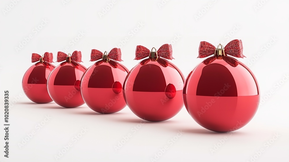 Holiday-themed copy space image featuring a variety of Christmas balls against a white backdrop. Holiday-themed copy space image featuring a variety of Christmas balls against a white backdrop.