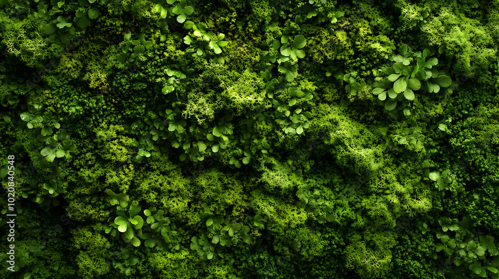 Green moss beautiful texture with good outdoor light.