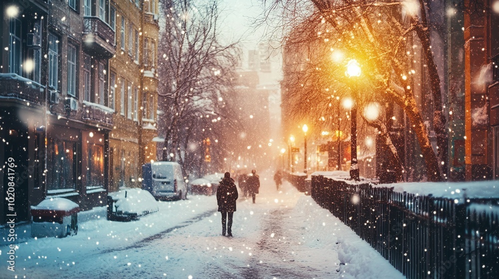 City Bliss: Discovering Beauty Amidst the Winter Snow City Bliss: Discovering Beauty Amidst the Winter Snow