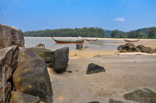 Ocean shore on Phuket island