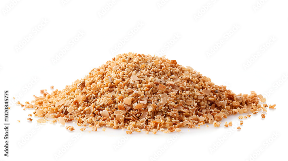 rye bread slices and grains isolated on white background ,white brown bread crumbs isolated on white background rye bread slices and grains isolated on white background ,white brown bread crumbs isolated on white background