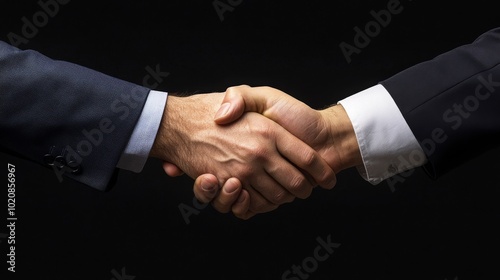 Business Handshake Agreement Concept