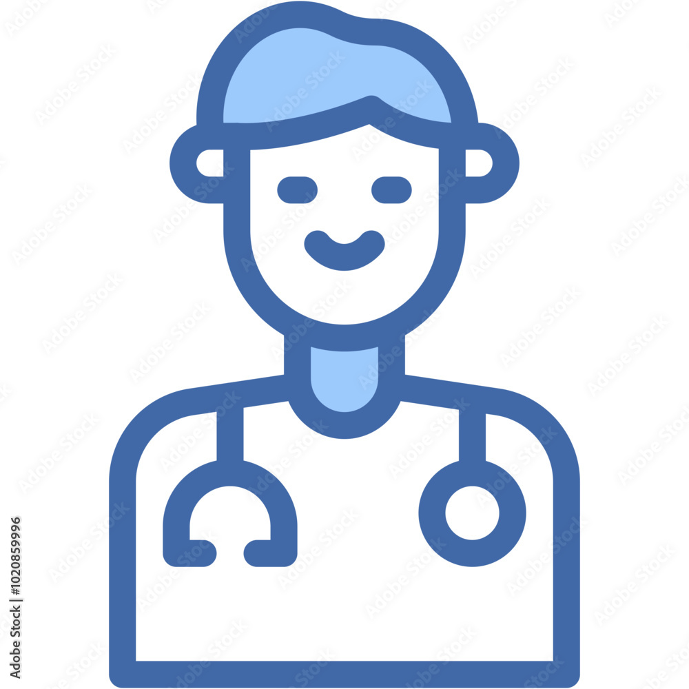 Vector Icon Doctor, User, Avatar, Profession And Job, Healthcare And Medical Vector Icon Doctor, User, Avatar, Profession And Job, Healthcare And Medical