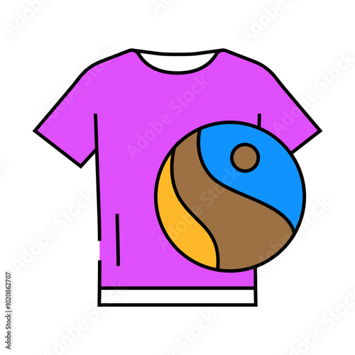 fair trade clothing sustainable fashion line icon vector. fair trade clothing sustainable fashion sign. isolated symbol illustration