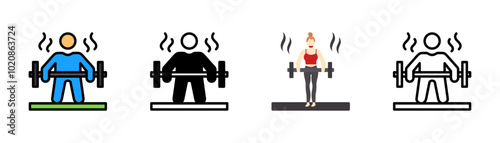 Set of Workout Icon
