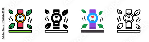 Set of Wearable Technology Icon