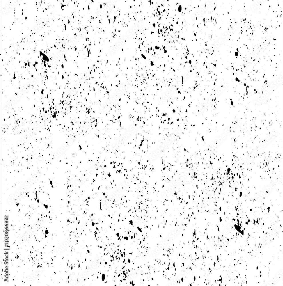 Rough black and white texture vector. Distressed overlay texture. Grunge background. Abstract textured effect. Vector Illustration. Black isolated on white background. EPS10
