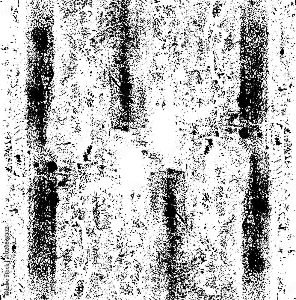 Obraz premium Vector brush sroke texture. Distressed uneven grunge background. Abstract distressed vector illustration. Overlay over any design to create interesting effect and depth. Black isolated on white. EPS10