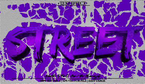 Street Vector Text Effect Editable Alphabet Urban Street Grafitti Spray Splash Hip Hop Station