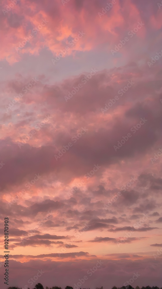 A peaceful early morning sky at dawn with low-hanging, fluffy clouds in soft shades of pink and orange, the sun just starting to peek over the horizon
A peaceful early morning sky at dawn with low-hanging, fluffy clouds in soft shades of pink and orange, the sun just starting to peek over the horizon