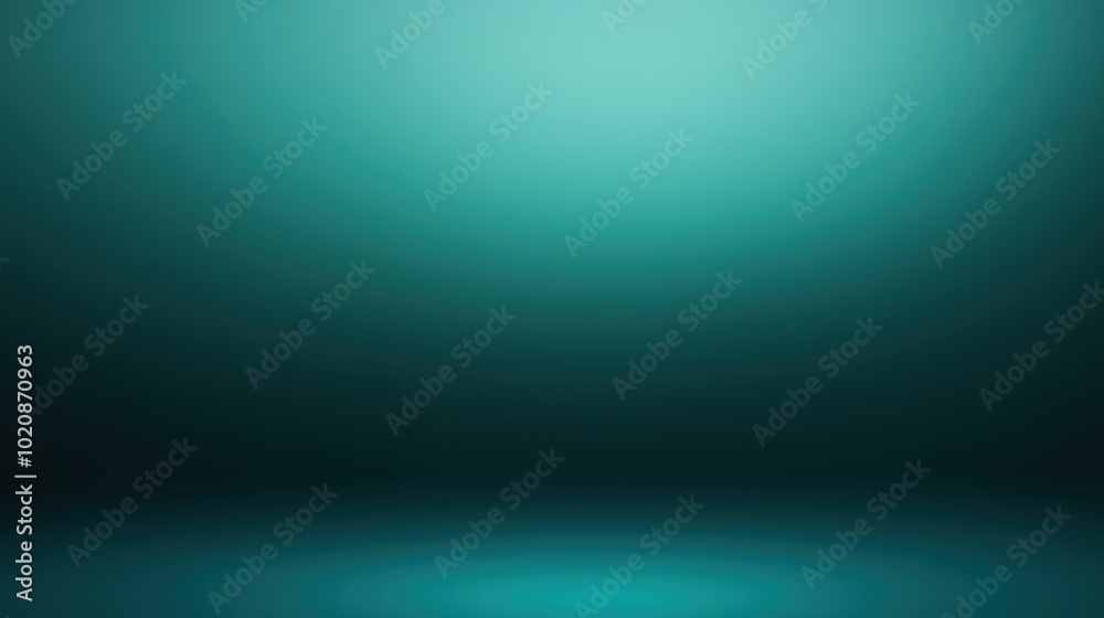 Fototapeta premium modern and minimalist dark teal gradient background