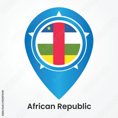 Flag Central African Republic