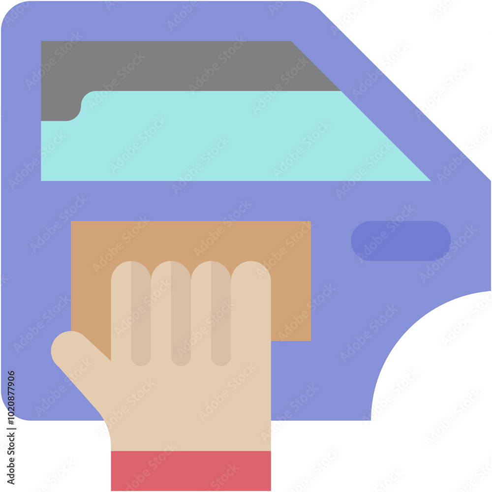 Car Door, Open Door, Construction and Tools, Mirror, Repair, Window Icon Car Door, Open Door, Construction and Tools, Mirror, Repair, Window Icon