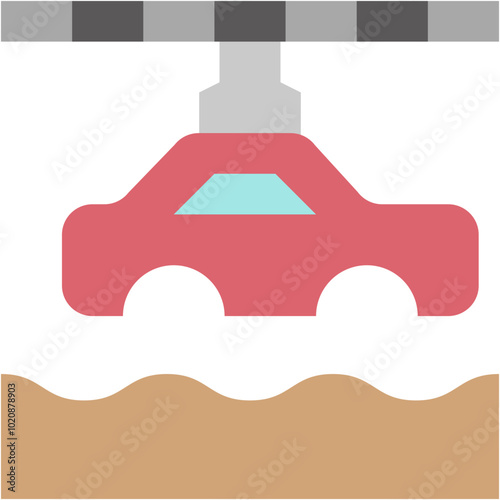 Lift Machine, Technology, Car Painting, Lifter, Vehicle Icon