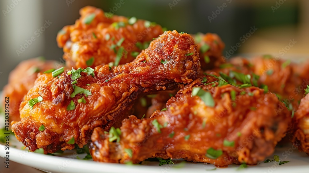 Exploding Flavors of Deep-Fried Chicken, Wings, and Broast